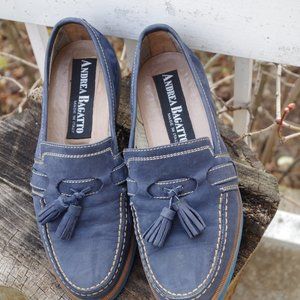 Loafers Suede Andrea Bagatto  Made In Italy  Men's Shoes